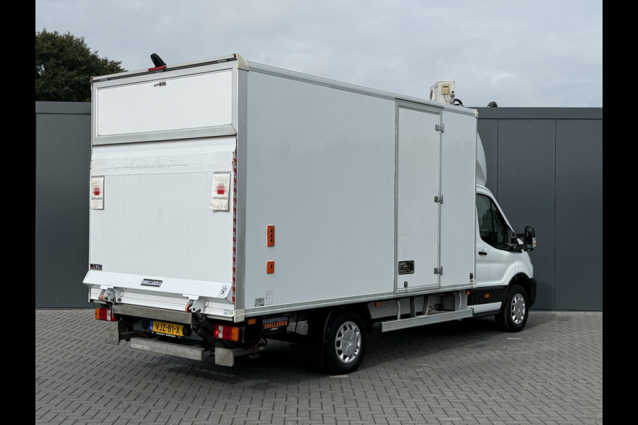 Ford Transit 2.0 TDCI 130 PK AUTOMAAT / BAKWAGEN / DHOLLANDIA LAADKLEP / CAMERA / AIRCO / 3-ZITS / CRUISE / ZIJDEUR