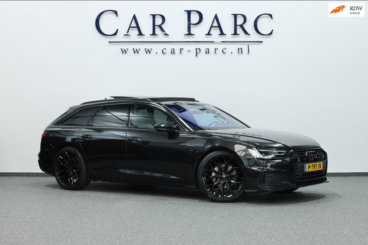 Audi A6 Avant 35 TDI 3x S-line LED/VIRTUAL/PANO/LEER+S.VERWARMING+MEMORY/21" LMV/360/ACC/ECC/12 MND GARANTIE!