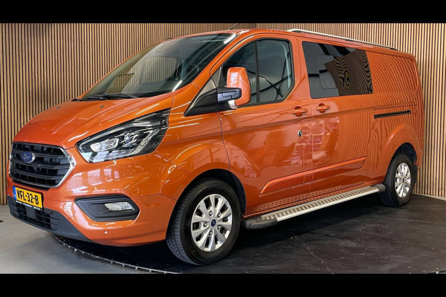 Ford Transit Custom 300 2.0 TDCI L2H1 Limited DC|FULL OPTION|AUTOMAAT|ACC|2X SCHUIFDEUR|CARPLAY|CAMERA|TREKHAAK|1e EIG|NAP|NL-AUTO