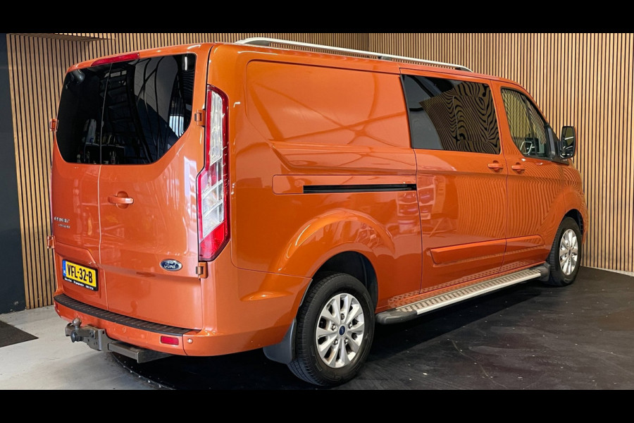 Ford Transit Custom 300 2.0 TDCI L2H1 Limited DC|FULL OPTION|AUTOMAAT|ACC|2X SCHUIFDEUR|CARPLAY|CAMERA|TREKHAAK|1e EIG|NAP|NL-AUTO