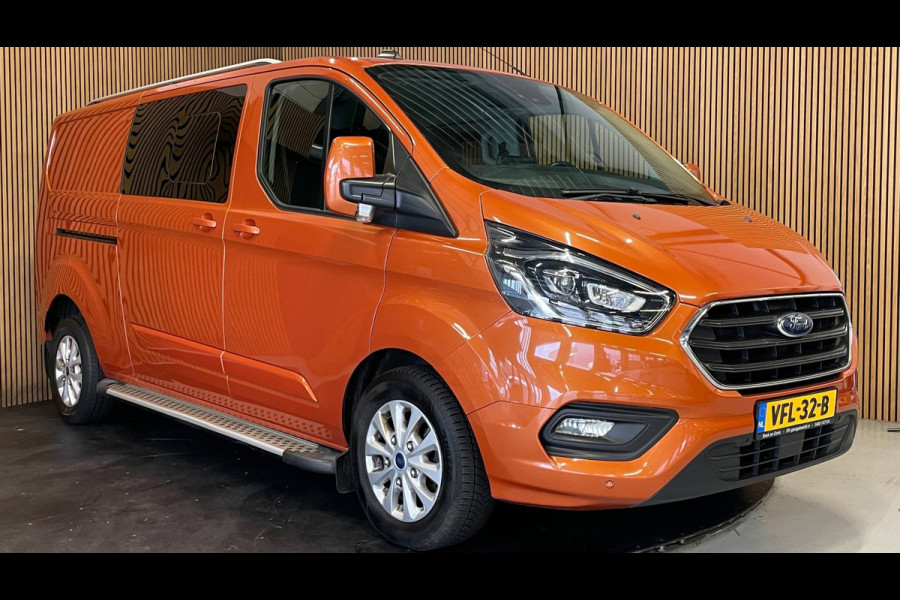 Ford Transit Custom 300 2.0 TDCI L2H1 Limited DC|FULL OPTION|AUTOMAAT|ACC|2X SCHUIFDEUR|CARPLAY|CAMERA|TREKHAAK|1e EIG|NAP|NL-AUTO