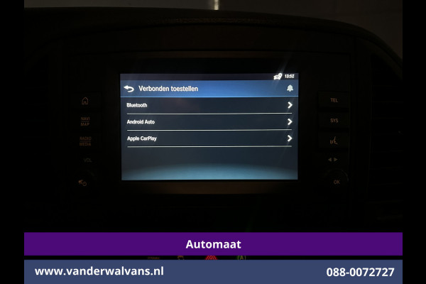 Mercedes-Benz Vito 114 CDI 136pk 9G-Tronic Automaat L3H1 Euro6 Airco | Camera | Apple Carplay | Cruisecontrol Android Auto, 2500kg Trekhaak, Parkeersensoren, Bijrijdersbank, Bumper in de kleur