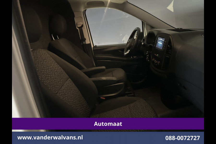 Mercedes-Benz Vito 114 CDI 136pk 9G-Tronic Automaat L3H1 Euro6 Airco | Camera | Apple Carplay | Cruisecontrol Android Auto, 2500kg Trekhaak, Parkeersensoren, Bijrijdersbank, Bumper in de kleur