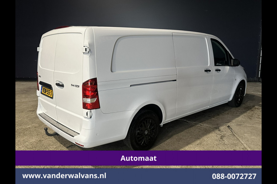 Mercedes-Benz Vito 114 CDI 136pk 9G-Tronic Automaat L3H1 Euro6 Airco | Camera | Apple Carplay | Cruisecontrol Android Auto, 2500kg Trekhaak, Parkeersensoren, Bijrijdersbank, Bumper in de kleur