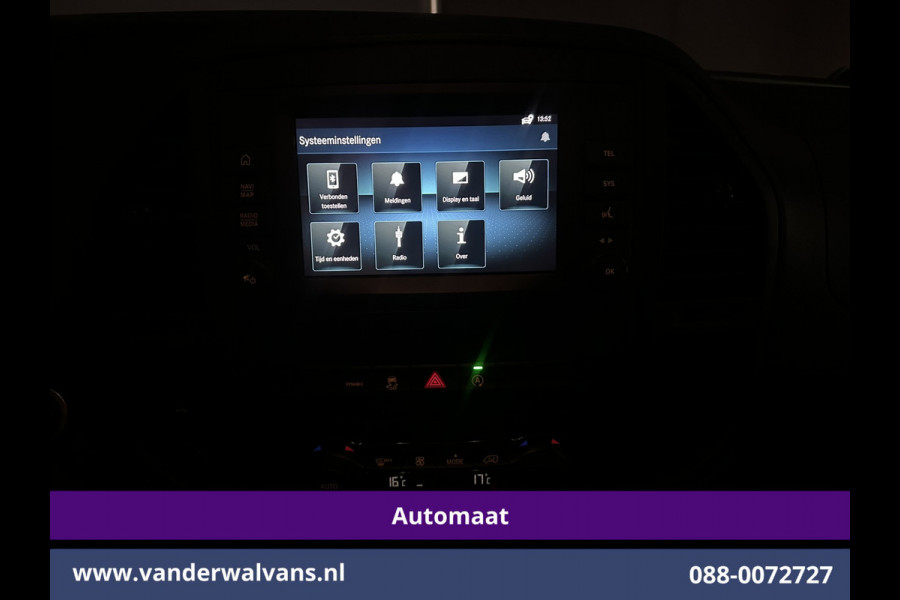Mercedes-Benz Vito 114 CDI 136pk 9G-Tronic Automaat L3H1 Euro6 Airco | Camera | Apple Carplay | Cruisecontrol Android Auto, 2500kg Trekhaak, Parkeersensoren, Bijrijdersbank, Bumper in de kleur