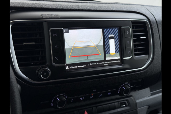 Opel Vivaro 2.0CDTI 145PK L3H1 3-Persoons Trekhaak 360°Camera Airco Navi Apple Carplay Android Auto Bluetooth Regen-Lichtsensor Cruise Control Betonplex Vloer Lat om lat betimmering Schuifdeur 2.500KG Trekgewicht Origineel Nederlandse Auto