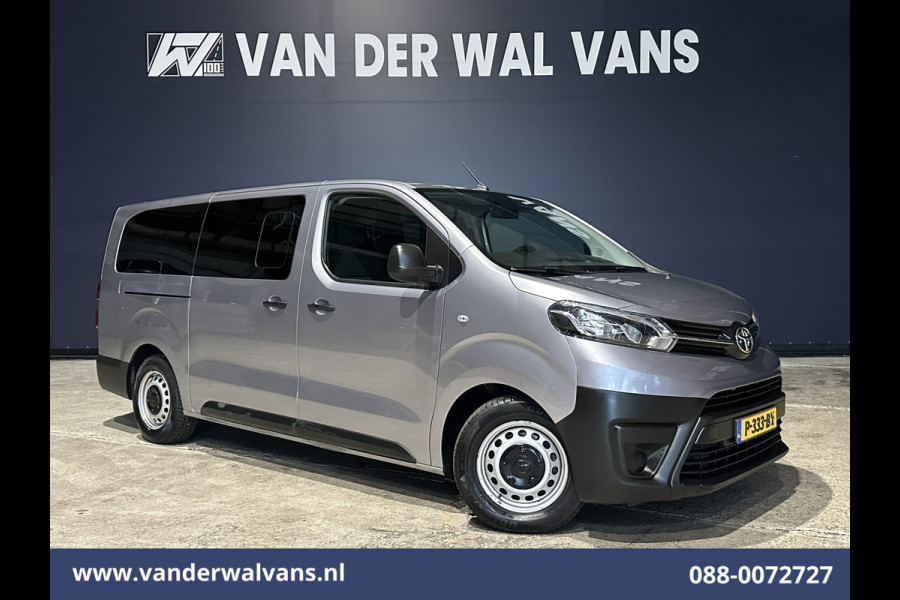 Toyota Proace Shuttle 1.5 D-4D 120pk L3H1 Personenbus 9 Zitplaatsen Euro6 Airco | Navigatie | Apple Carplay | Cruisecontrol Android Auto, Trekhaak, Parkeersensoren, Achterklep
