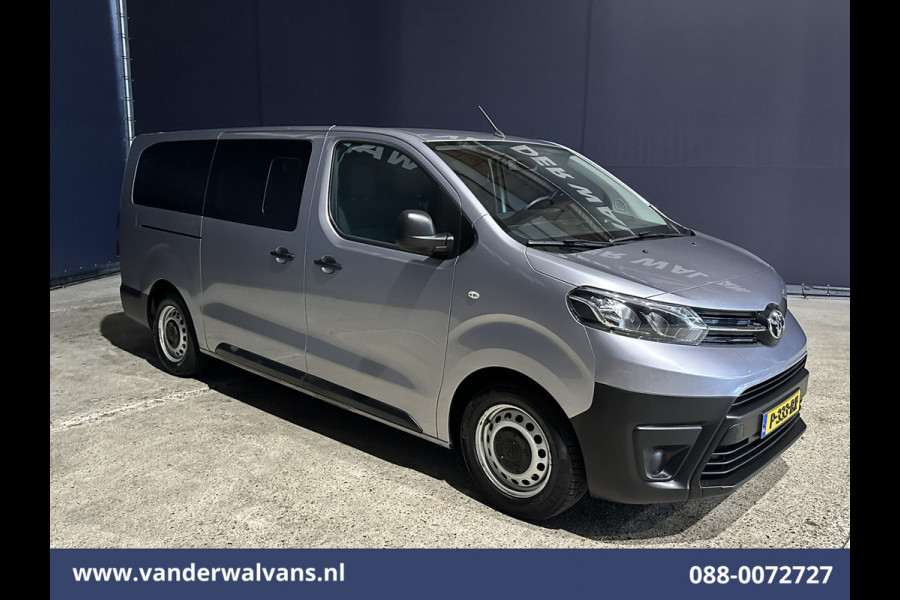 Toyota Proace Shuttle 1.5 D-4D 120pk L3H1 Personenbus 9 Zitplaatsen Euro6 Airco | Navigatie | Apple Carplay | Cruisecontrol Android Auto, Trekhaak, Parkeersensoren, Achterklep
