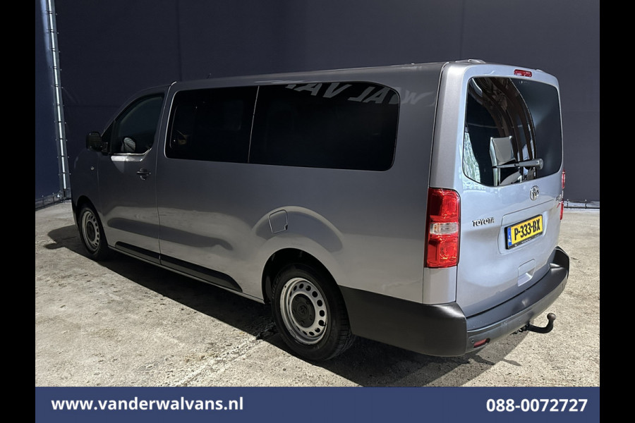 Toyota Proace Shuttle 1.5 D-4D 120pk L3H1 Personenbus 9 Zitplaatsen Euro6 Airco | Navigatie | Apple Carplay | Cruisecontrol Android Auto, Trekhaak, Parkeersensoren, Achterklep