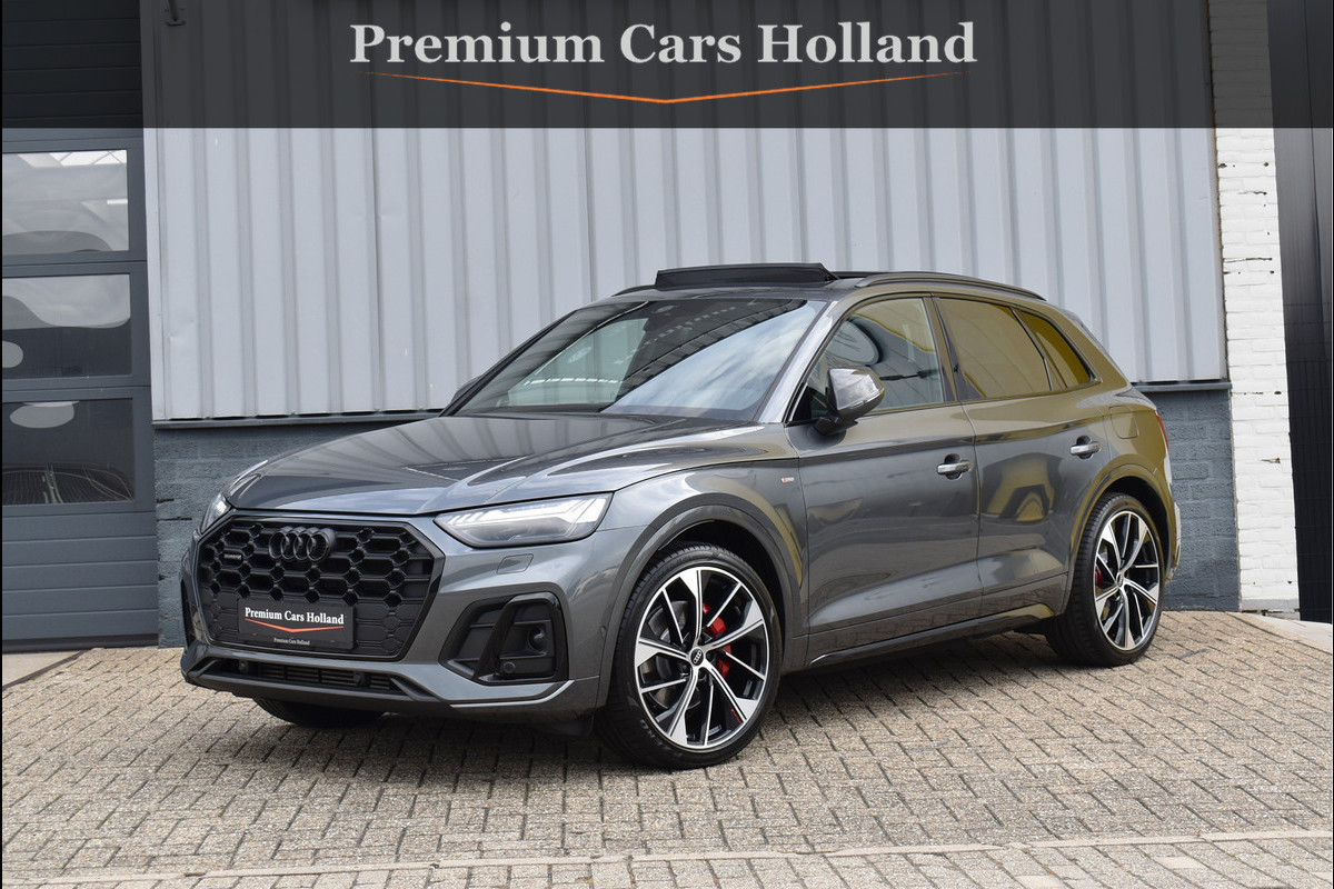 Audi Q5 50 TFSI e S-Line 299 Pk Competition Pano Lucht Carbon Keyless Trekhaak Oled Matrix 21 Inch