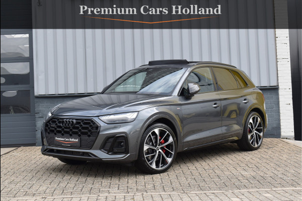 Audi Q5 50 TFSI e S-Line 299 Pk Competition Pano Lucht Carbon Keyless Trekhaak Oled Matrix 21 Inch