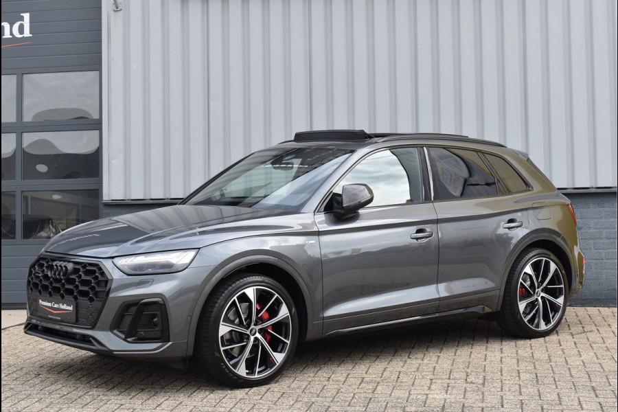 Audi Q5 50 TFSI e S-Line 299 Pk Competition Pano Lucht Carbon Keyless Trekhaak Oled Matrix 21 Inch