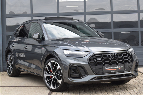 Audi Q5 50 TFSI e S-Line 299 Pk Competition Pano Lucht Carbon Keyless Trekhaak Oled Matrix 21 Inch