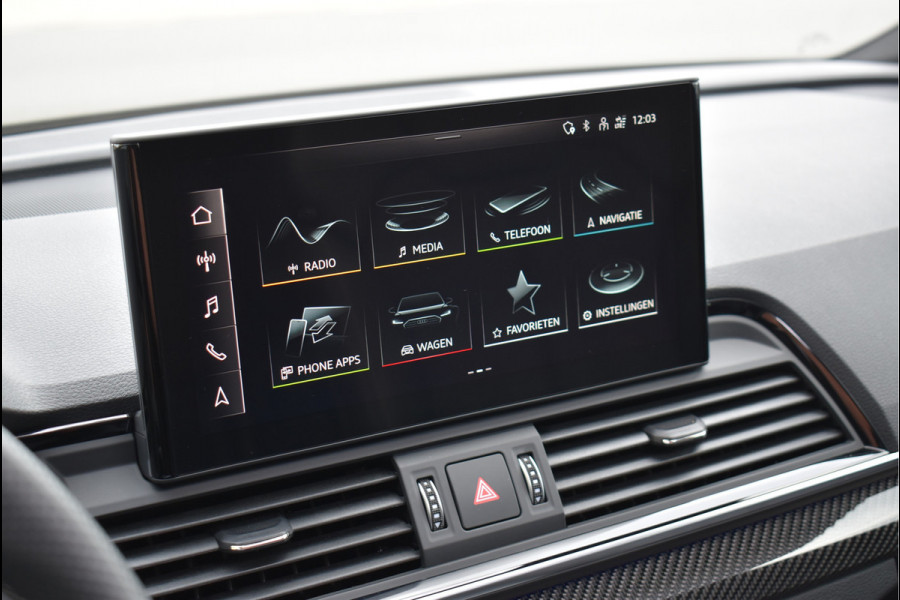 Audi Q5 50 TFSI e S-Line 299 Pk Competition Pano Lucht Carbon Keyless Trekhaak Oled Matrix 21 Inch