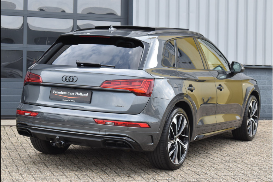 Audi Q5 50 TFSI e S-Line 299 Pk Competition Pano Lucht Carbon Keyless Trekhaak Oled Matrix 21 Inch