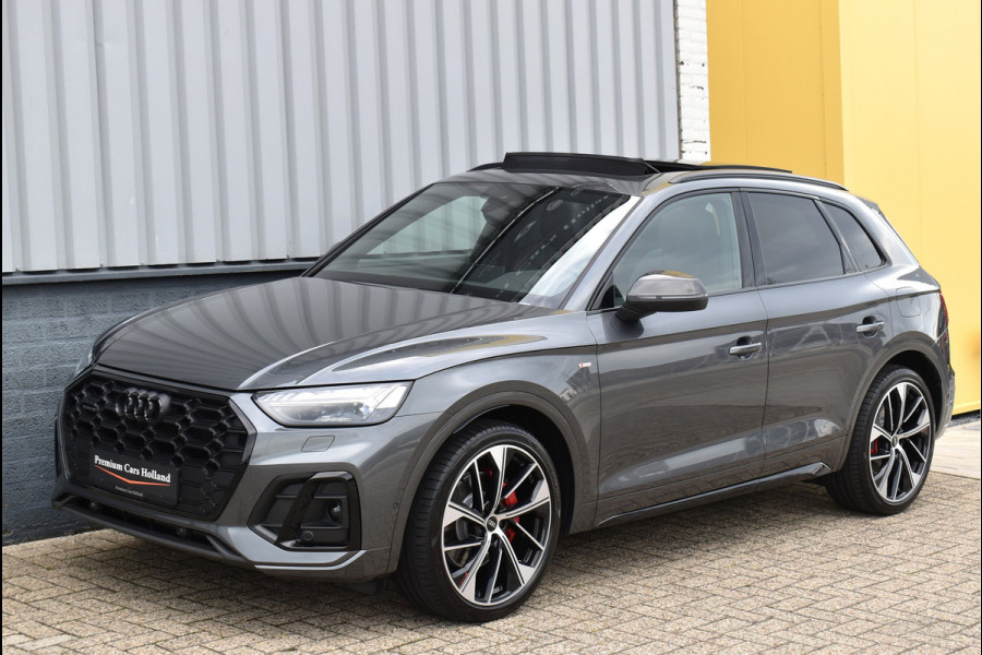 Audi Q5 50 TFSI e S-Line 299 Pk Competition Pano Lucht Carbon Keyless Trekhaak Oled Matrix 21 Inch