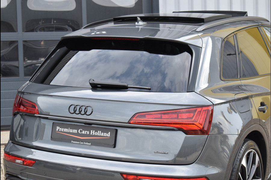 Audi Q5 50 TFSI e S-Line 299 Pk Competition Pano Lucht Carbon Keyless Trekhaak Oled Matrix 21 Inch