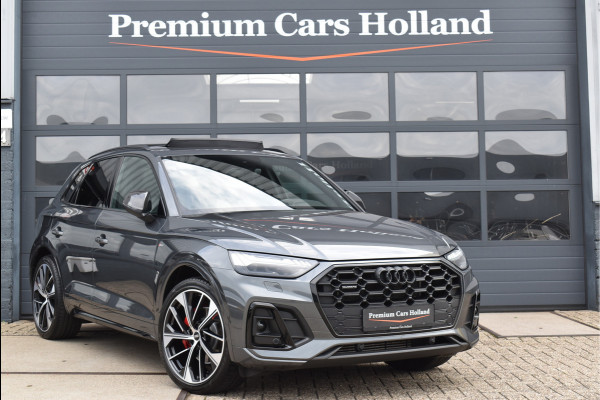 Audi Q5 50 TFSI e S-Line 299 Pk Competition Pano Lucht Carbon Keyless Trekhaak Oled Matrix 21 Inch