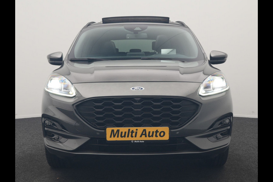 Ford Kuga 2.5 PHEV ST-Line X 225pk Dealer O.H | Trekhaak Afn. | Panodak | Adaptive Cruise | Head Up | 360 Camera | Bang & Olufsen | Alcantara Sportstoelen Verwarmd | Stuur Verwarmd | Blis | Apple Carplay | Keyless | Navigatie | DAB | 20"L.M | Plug In Hybrid |