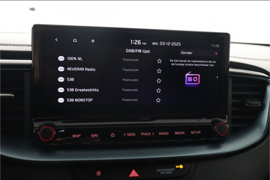 Kia Ceed 1.0 T-GDi MHEV Design Edition Automaat - Adaptive Cruise - Stoel/Stuurverwarming - DAB- Navigatie - Apple Carplay/Android Auto Fabrieksgarantie 17-04-2032