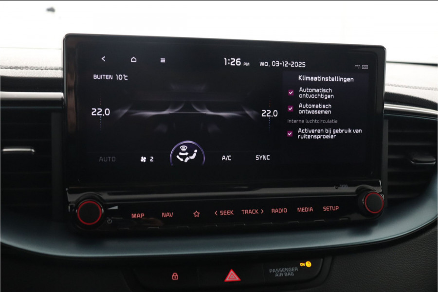 Kia Ceed 1.0 T-GDi MHEV Design Edition Automaat - Adaptive Cruise - Stoel/Stuurverwarming - DAB- Navigatie - Apple Carplay/Android Auto Fabrieksgarantie 17-04-2032