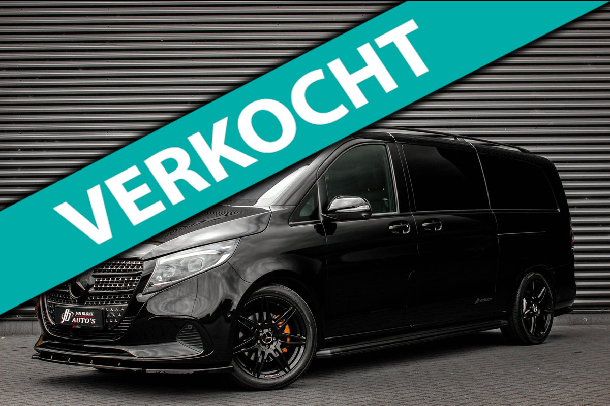 Mercedes-Benz V-Klasse 300d L3 240PK JB-EDITION EXTRA LANG / ELEK- SCHUIFDEUREN / NIGHT EDITION / DUBBEL CABINE DC /STOELVERWAMING