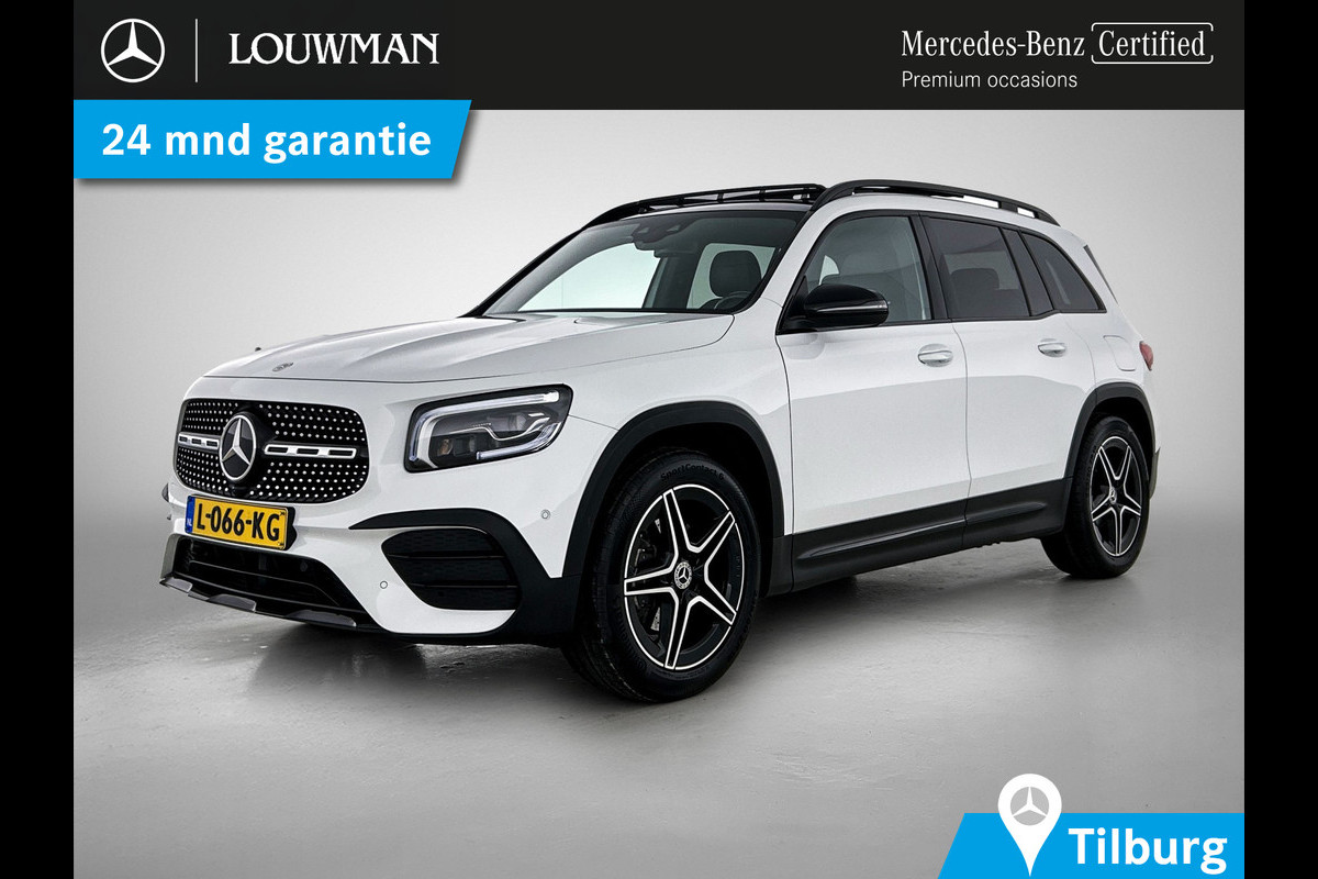 Mercedes-Benz Glb 180 Business Solution AMG AMG Line | Night Pakket | Panorama Schuif-Kanteldak | Parkeerpakket met achteruitrijcamera | Stoelverwarming. Inclusief 24 maanden MB Certified garantie voor Europa.