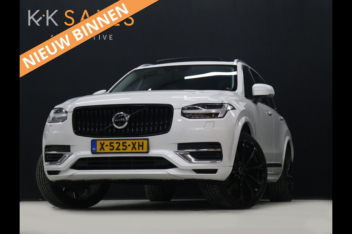 Volvo XC90 2.0 T8 Recharge AWD Inscription Expression [SCHUIFKANTELDAK, HARMAN/KARDON, ADAPTIVE CRUISE, APPLE CARPLAY, ANDROID, 7-PERSOONS, VOL LEDER, STOELVERWARMING, STUURVERWARMING, 360º CAMERA, KEYLESS, LED, PDC V+A, GROOT NAVIGATIE, DIGITAL