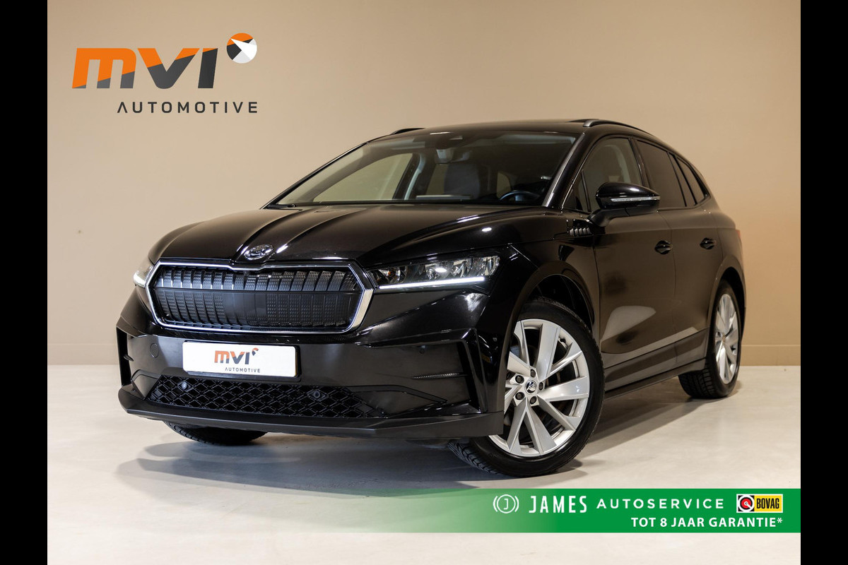 Škoda ENYAQ iV 60 SOH 91% / 180pk / Panorama dak / Trekhaak / Warmtepomp / Dodehoek herkenning /