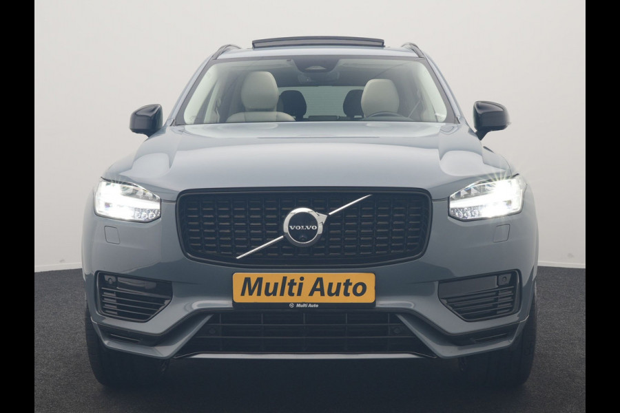 Volvo XC90 Recharge AWD Plus Dark Long Range 7 Persoons PHEV 456pk Dealer O.H | Trekhaak Af Fabriek | Panodak | Adaptive Cruise | 360 Camera | Harman / Kardon | Lederen Sportstoelen Memory & Verwarmd | Keyless | Blis | Stuur Verwarmd | Apple Carplay | Plug In Hybrid