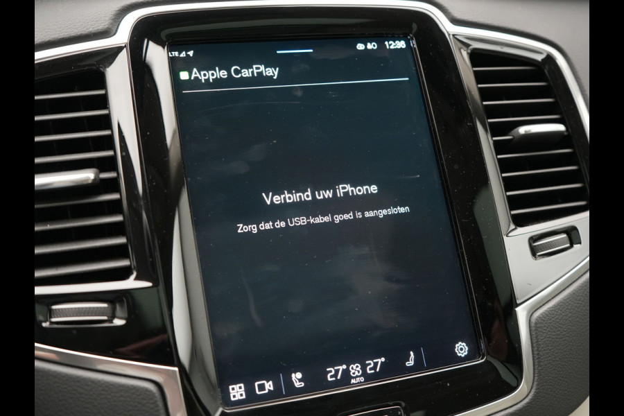 Volvo XC90 Recharge AWD Plus Dark Long Range 7 Persoons PHEV 456pk Dealer O.H | Trekhaak Af Fabriek | Panodak | Adaptive Cruise | 360 Camera | Harman / Kardon | Lederen Sportstoelen Memory & Verwarmd | Keyless | Blis | Stuur Verwarmd | Apple Carplay | Plug In Hybrid