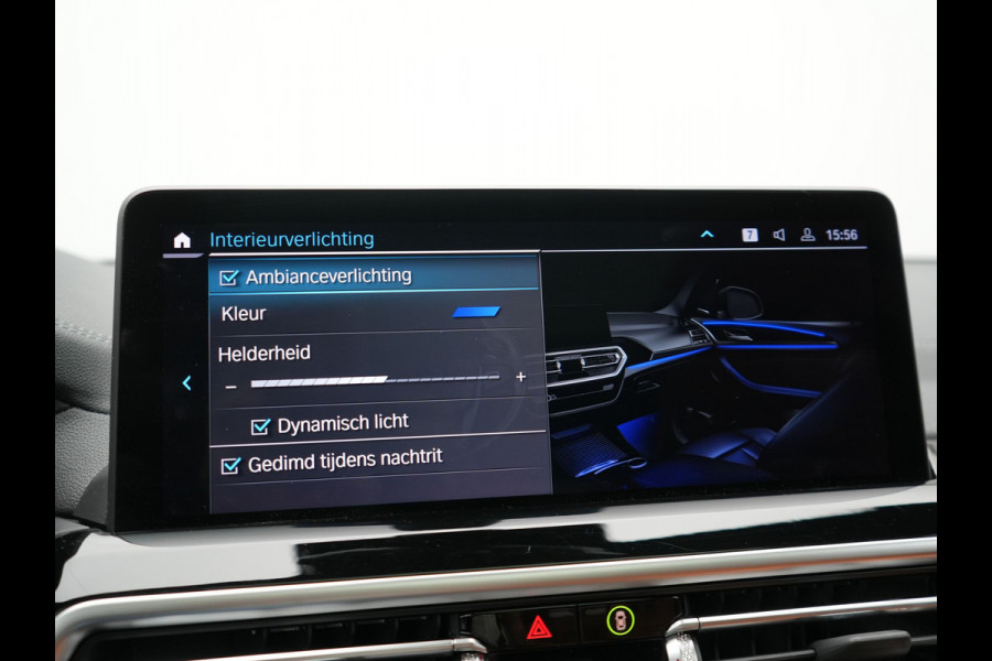 BMW iX3 M Sport 80 kWh 286pk Dealer O.H | Panodak | Adaptive Cruise | Camera | Lederen Sportstoelen Memory & Verwarmd | Sfeerverlichting | Blis | Apple Carplay | Navigatie | DAB | 19"L.M
