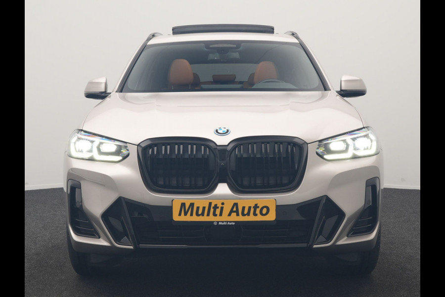 BMW iX3 M Sport 80 kWh 286pk Dealer O.H | Panodak | Adaptive Cruise | Camera | Lederen Sportstoelen Memory & Verwarmd | Sfeerverlichting | Blis | Apple Carplay | Navigatie | DAB | 19"L.M