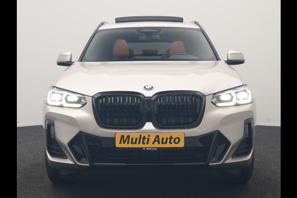 BMW iX3 M Sport 80 kWh 286pk Dealer O.H | Panodak | Adaptive Cruise | Camera | Lederen Sportstoelen Memory & Verwarmd | Sfeerverlichting | Blis | Apple Carplay | Navigatie | DAB | 19"L.M