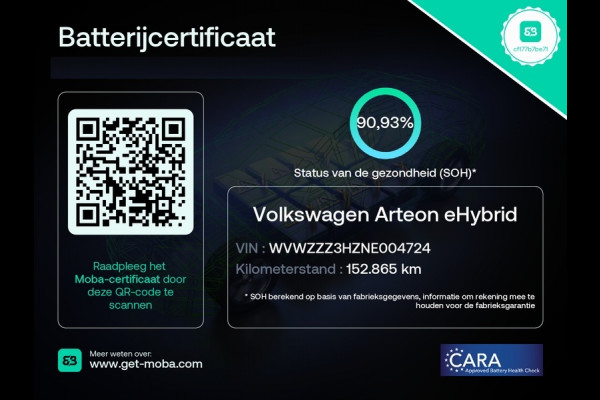 Volkswagen Arteon 1.4 TSI eHybrid Elegance Business Plus -PANO-LEER-
