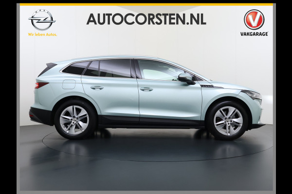 Škoda ENYAQ iV 204PK 80 SOH 92% Camera 3-Zone Ecc Stoel+Stuurverwarming Elek.Achterklep Navi Apple Carplay Android Auto Keyless advanced Pdc Comfort+Klimaat Plus P-Assist Isofix Privacy Glas Lmv DAB Rijstrooksensor 1e Eigenaar Dealeronderhouden