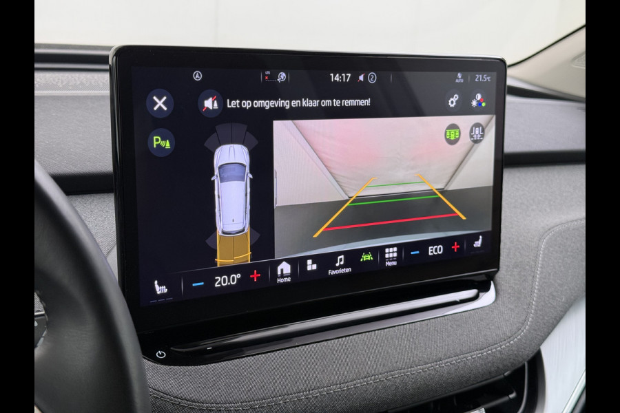 Škoda ENYAQ iV 204PK 80 SOH 92% Camera 3-Zone Ecc Stoel+Stuurverwarming Elek.Achterklep Navi Apple Carplay Android Auto Keyless advanced Pdc Comfort+Klimaat Plus P-Assist Isofix Privacy Glas Lmv DAB Rijstrooksensor 1e Eigenaar Dealeronderhouden