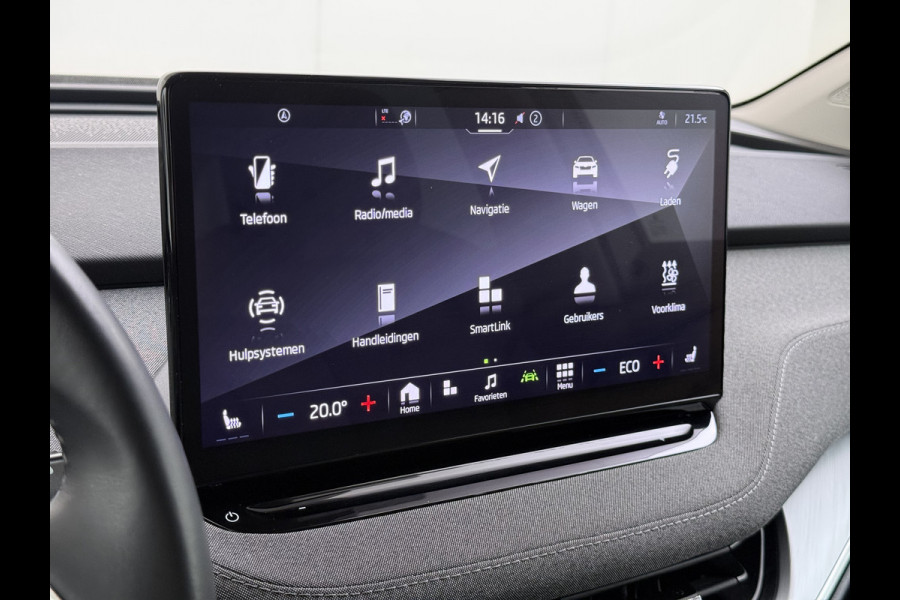 Škoda ENYAQ iV 204PK 80 SOH 92% Camera 3-Zone Ecc Stoel+Stuurverwarming Elek.Achterklep Navi Apple Carplay Android Auto Keyless advanced Pdc Comfort+Klimaat Plus P-Assist Isofix Privacy Glas Lmv DAB Rijstrooksensor 1e Eigenaar Dealeronderhouden