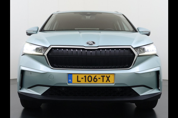 Škoda ENYAQ iV 204PK 80 SOH 92% Camera 3-Zone Ecc Stoel+Stuurverwarming Elek.Achterklep Navi Apple Carplay Android Auto Keyless advanced Pdc Comfort+Klimaat Plus P-Assist Isofix Privacy Glas Lmv DAB Rijstrooksensor 1e Eigenaar Dealeronderhouden