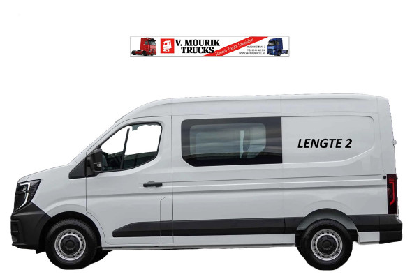 Renault Master 150.35 L2H2 - V-97-LRK - DUBBELE CABINE UITVOERING - EURO 6 - BPM VRIJ!
