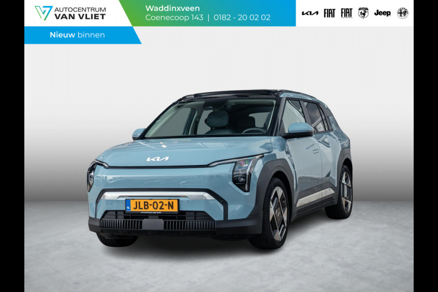 Kia EV3 Plus Advanced 81.4 kWh l Long range l Schuifkantel dak l Stoel en stuurwielverwarming l Lederlook bekleding l Accu SOH 99,1 % l