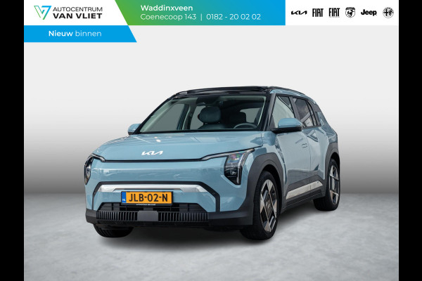 Kia EV3 Plus Advanced 81.4 kWh l Long range l Schuifkantel dak l Stoel en stuurwielverwarming l Lederlook bekleding l Accu SOH 99,1 % l