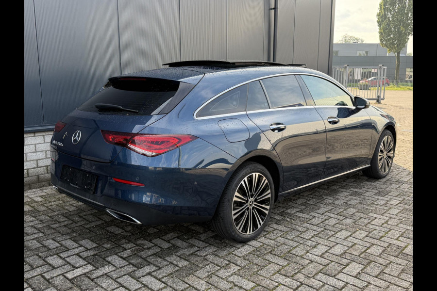 Mercedes-Benz CLA-Klasse Shooting Brake 250 e Luxury Line 18"/Panoramadak/Leder/Stoel + stuurverwarming/Burmester/Elektrische klep/Keyless/PDC v+a/Apple Carplay & Android Auto