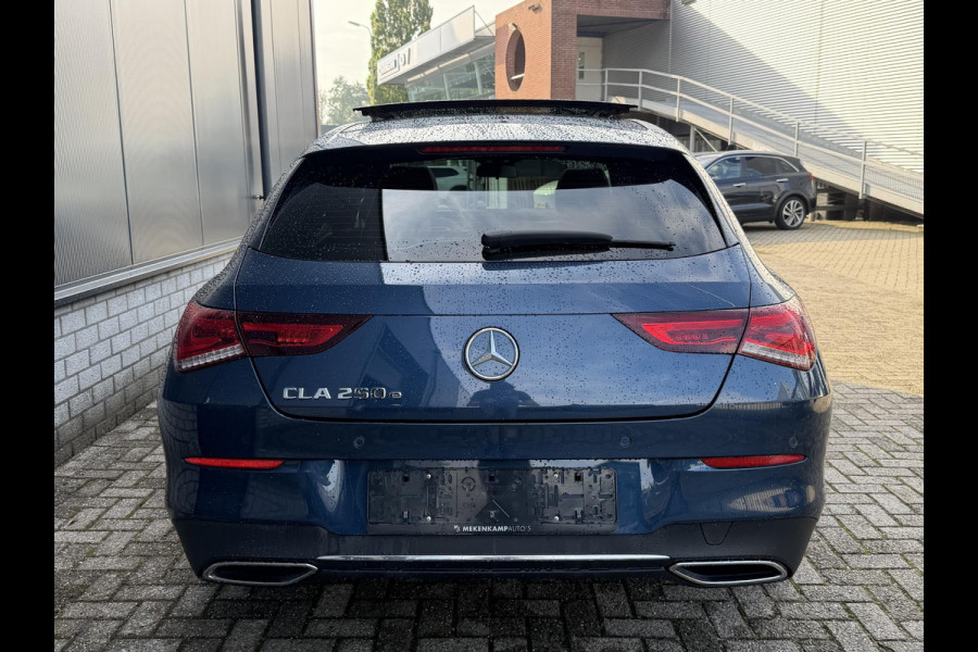 Mercedes-Benz CLA-Klasse Shooting Brake 250 e Luxury Line 18"/Panoramadak/Leder/Stoel + stuurverwarming/Burmester/Elektrische klep/Keyless/PDC v+a/Apple Carplay & Android Auto