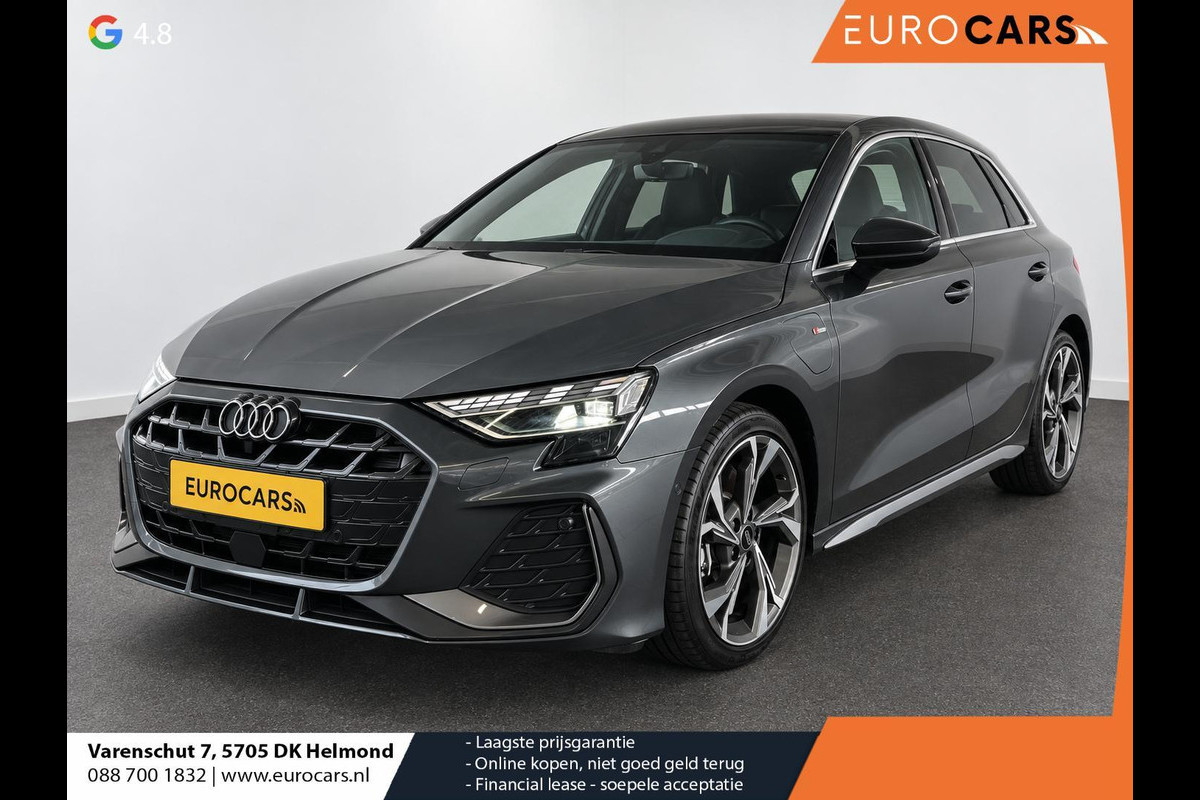 Audi A3 Sportback 40 TFSI e 204pk Automaat S-Line edition DEMO ! Comfort pakket Plus Lichtmetalen Velgen 18" Matrix Led Parkeer sensoren Camera Cruise Control Adaptive Navigatie Apple Carplay/Android Auto