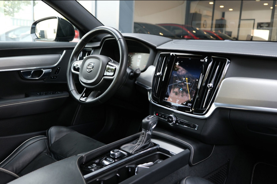 Volvo V90 2.0 T5 R-Design *59dkm* |Wegklapbare Trekhaak| Nieuwstaat!! Leder/Alcantara Camera/Navigatie