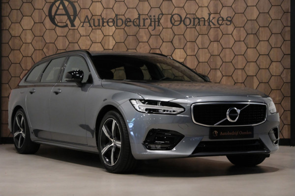Volvo V90 2.0 T5 R-Design *59dkm* |Wegklapbare Trekhaak| Nieuwstaat!! Leder/Alcantara Camera/Navigatie