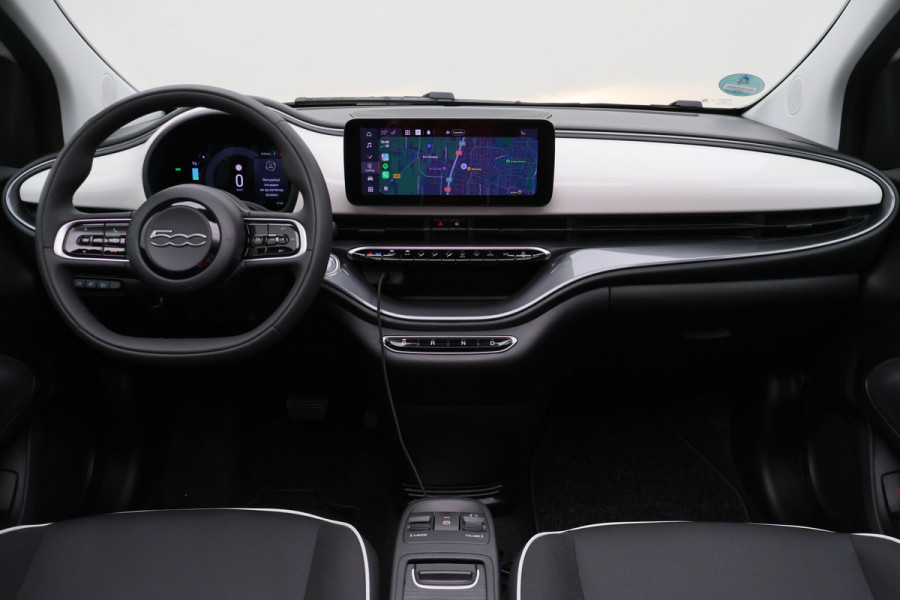 Fiat 500C Icon 42 kWh Cabrio Virtual Cockpit, Climate, Cruise, Apple Carplay, Camera, Stoelverwarming, 16''