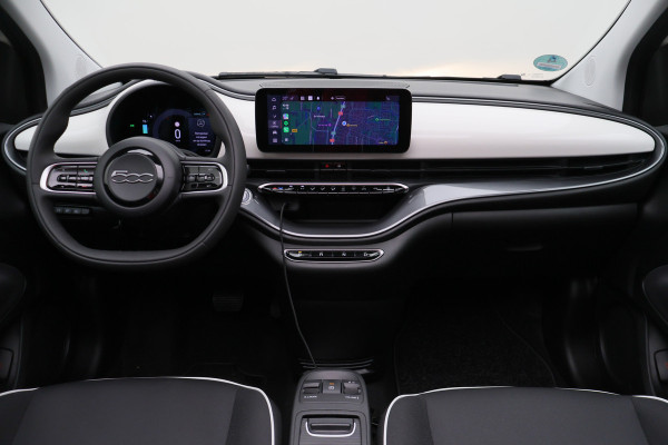 Fiat 500C Icon 42 kWh Cabrio Virtual Cockpit, Climate, Cruise, Apple Carplay, Camera, Stoelverwarming, 16''