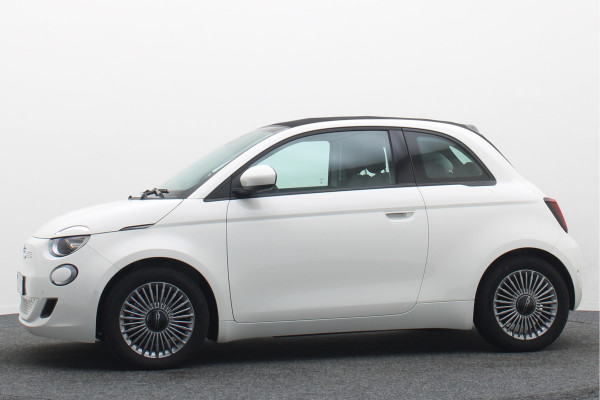 Fiat 500C Icon 42 kWh Cabrio Virtual Cockpit, Climate, Cruise, Apple Carplay, Camera, Stoelverwarming, 16''